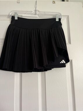 adidas Black Pleated Skort for Kids
